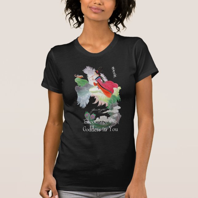 Anime la camisa de la oscuridad de la diosa (Anverso)