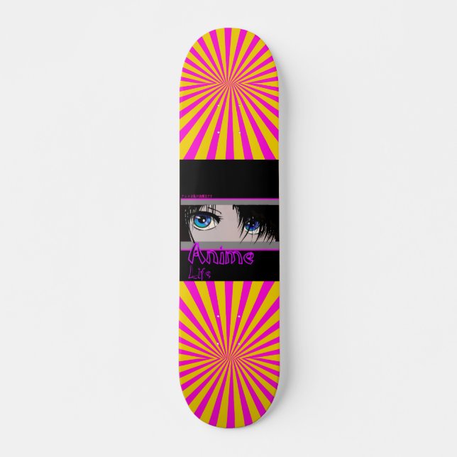 Anime Life Sunburst 7 cubierta para skateboard de  (Anverso )