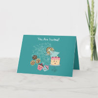Anime Magical Days Invitación Cumpleaños