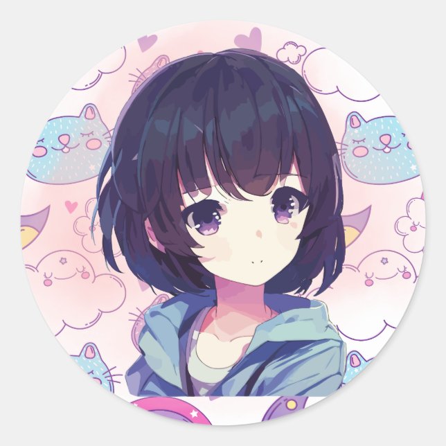 Anime Pegatinas (Anverso)