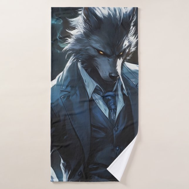 Anime Werewolf Gentleman (Toalla de baño)
