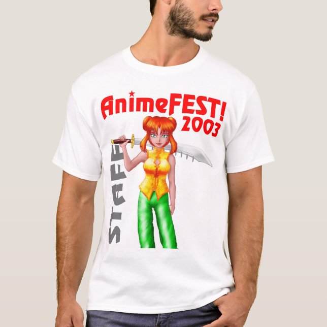 ¡AnimeFEST! Camiseta de 2003 personales (Anverso)