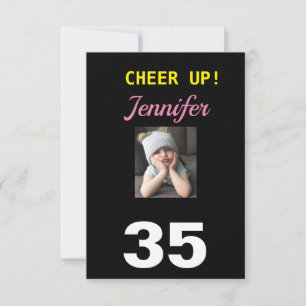 ¡Ánimo! 35.º feliz cumpleaños 35 gracioso Chica