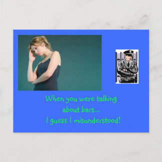 ¡Ánimo a tu recluso con una postal humorística!