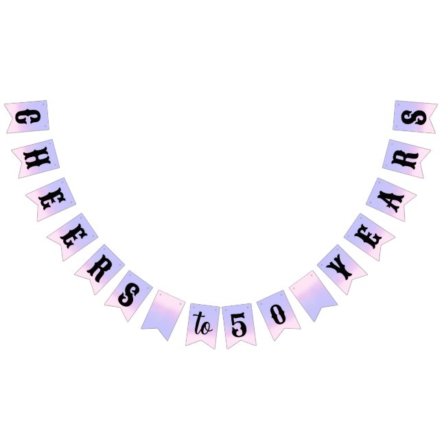 Aniversario buntando banderas año personalizado (Todo)