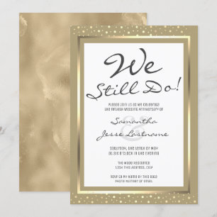 Aniversario de Boda Aún lo Hacemos Invitación Dora