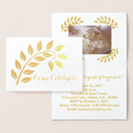 Aniversario de Bodas de Oro Invitación Personaliza