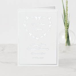 Aniversario de bodas de plata personalizable