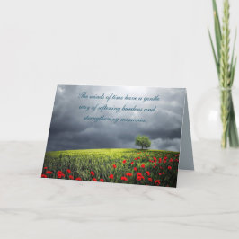 ANIVERSARIO DE CAMPO DE POBRE DE UNA TARJETA DE MU