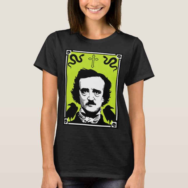 Aniversario de Edgar Allan Poe, camiseta del 19 de (Anverso)