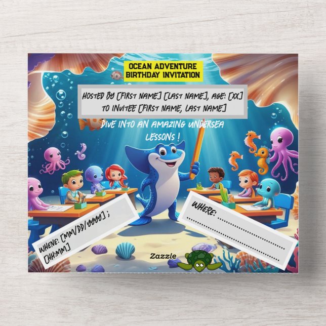 Aniversario de la clase Ocean Adventure - Tarjeta  (Anverso)
