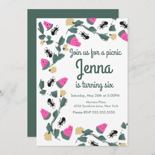 Aniversario de la muerte de Pintoresca Ant Picnic  (Anverso / Reverso)