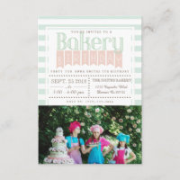 Aniversario de la panadería de moda | Invitación a