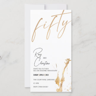 ANIVERSARIO DE ORO / INVITACIÓN DE 50 AÑOS