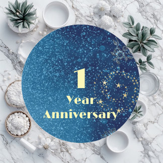 Aniversario de Primer Año: Enlace y Sello Azul Bri