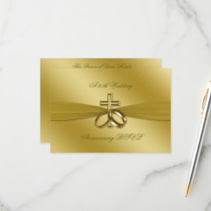 Aniversario del 50° aniversario del Boda RSVP