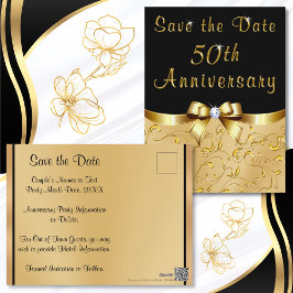 Aniversario del Boda de Oro salve las tarjetas de 