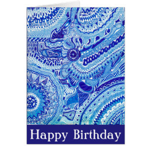 Aniversario del estilo Royal Blue and White Ming