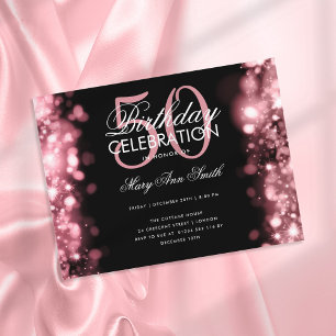 Aniversario del presupuesto Invitación a las elega
