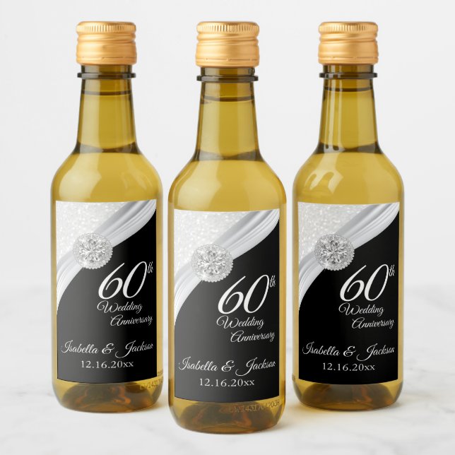 Aniversario del Purpurina de Diamantes de Cuta 60/ (Botellas)