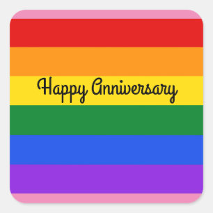 Aniversario feliz arcoiris #1 Pegatinas