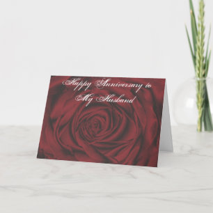 Aniversario feliz de la tarjeta de mi marido