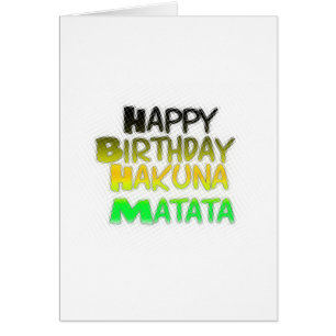 Aniversario feliz lindo Hakunamatata Arte Inspirad