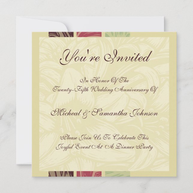 Aniversario Fiesta Noches marroquíes Invitación (Anverso)