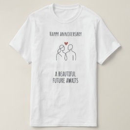 Aniversario Futuro Espera – Camiseta Moderna Unise