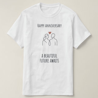 Aniversario Futuro Espera – Camiseta Moderna Unise