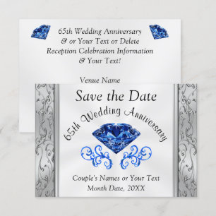 Aniversario impresionante Guardar las tarjetas de 