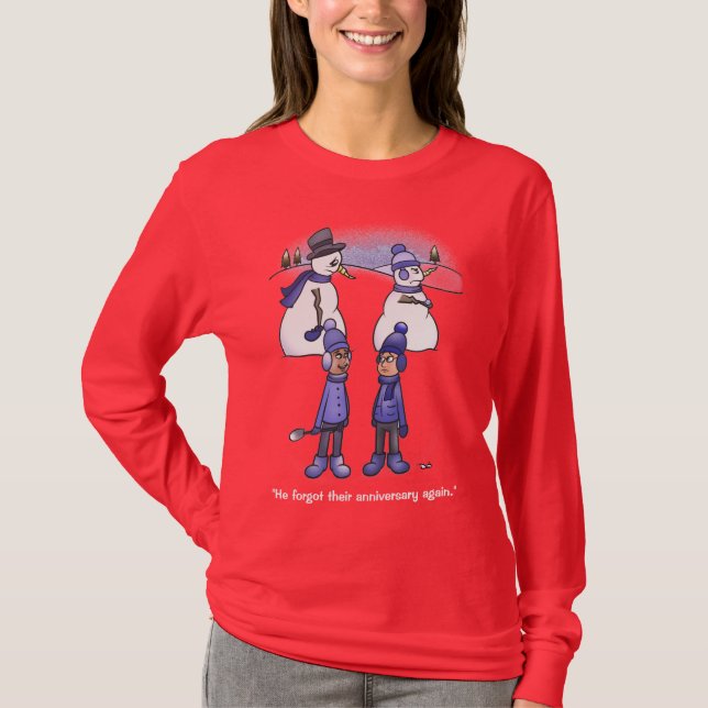 Aniversario Olvidado Camiseta Red Long Sleeve (Anverso)