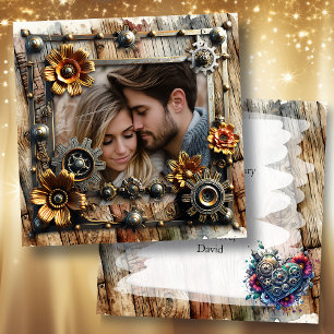 Aniversario personalizado de Steampunk de Guay