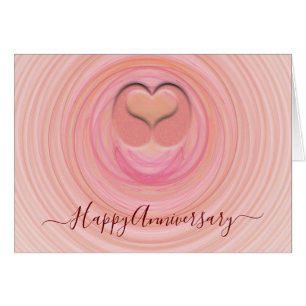 Aniversario personalizado Rubor Pink Resumen 3D Co