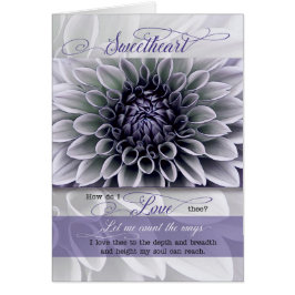 Aniversario romántico de la flor de lavanda suave
