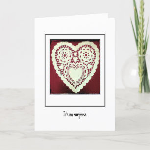 Aniversario sin sorpresa y tarjeta de El día de Sa