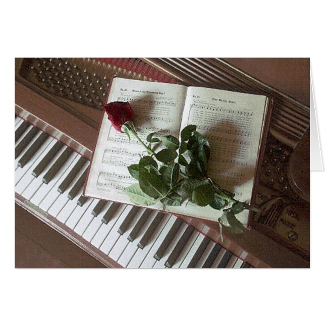 Aniversario/Tarjeta de amor (Anverso (Horizontal))