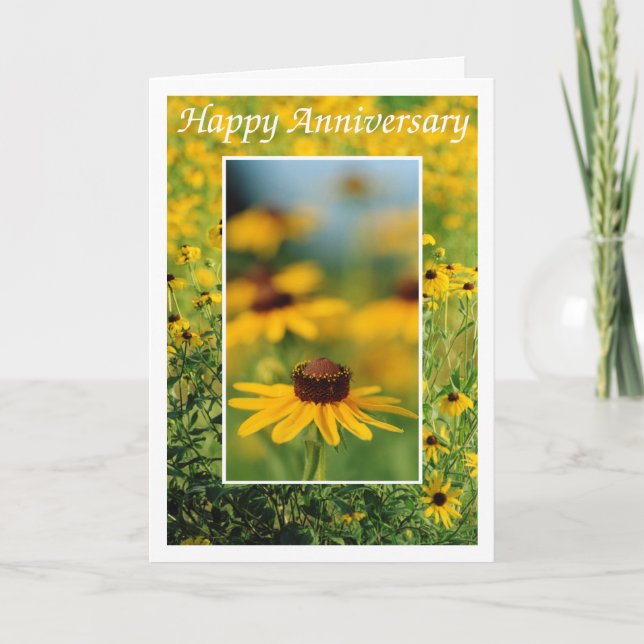 Aniversario - tarjeta de felicitación (Anverso)