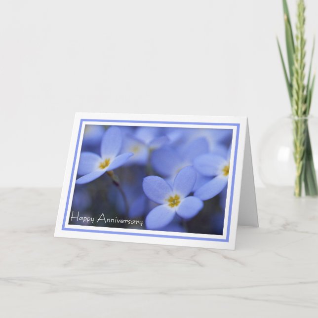 Aniversario - tarjeta de felicitación de Bluettes (Anverso)