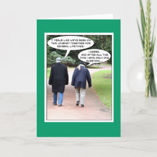 Aniversario, tarjeta divertida