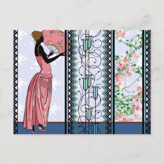 Anjanette en Peach & Blue - Postales