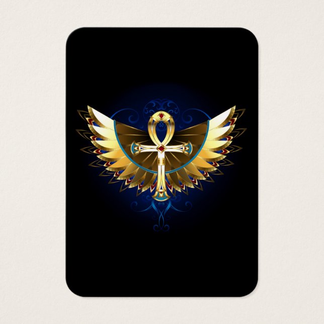 Ankh de oro con alas (Frente)