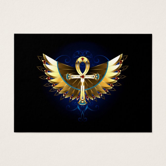 Ankh de oro con alas (Frente)