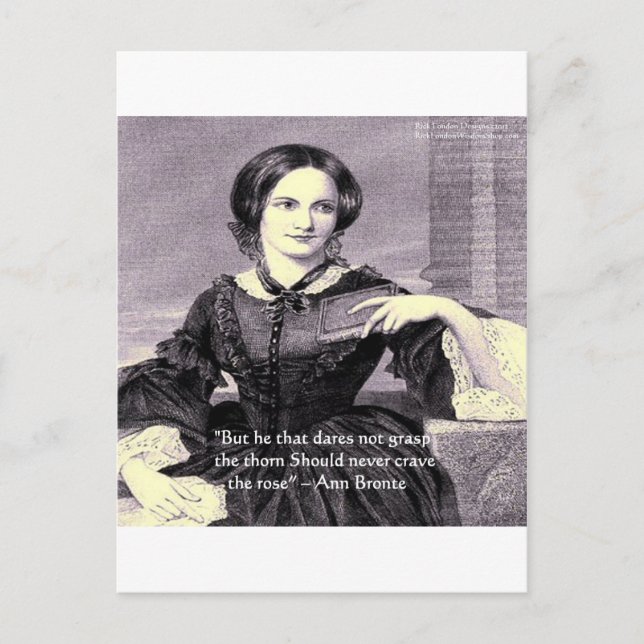 Ann Bronte "Rosa Espina" Regalos y Tarjetas de Sab (Anverso)