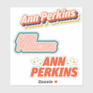 Ann Perkins Fan TV Pop Culture Pegatina Variety Se
