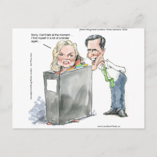 Ann Romney en un archivador Camisetas y tarjetas d