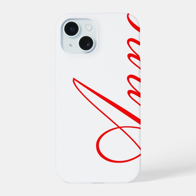 Anna - hermoso funda para iPhone (Reverso )