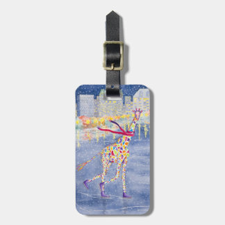 Annabelle en etiqueta del equipaje del hielo