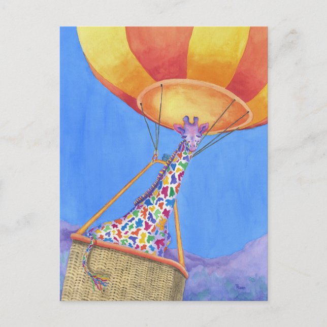 Annabelle en la postal del aire (Anverso)