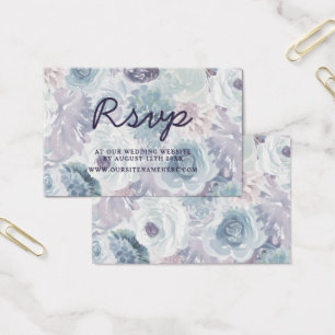 Annabelle Vintage Floral Website RSVP Insertar tar